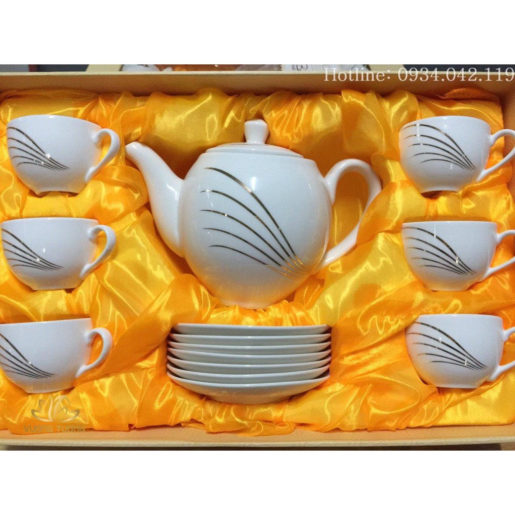 Bộ ấm trà hàn quôc cao cấp-trà 6 ly cao cấp sang trọng-GIAO MẪU NGẪU NHIÊN
