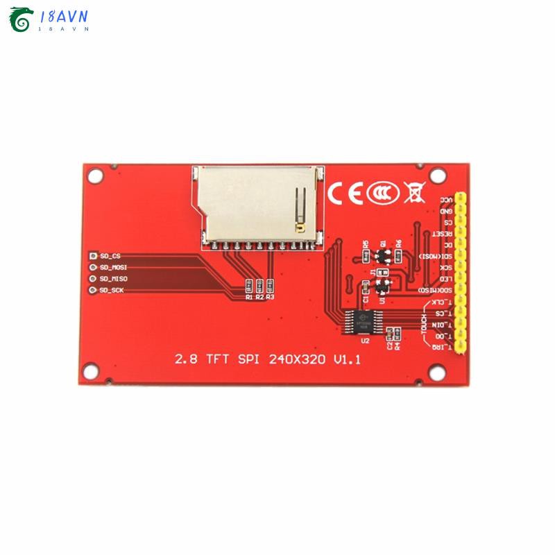 Bảng Hiển Thị Lcd Tft 2.8inch 240x320 Spi