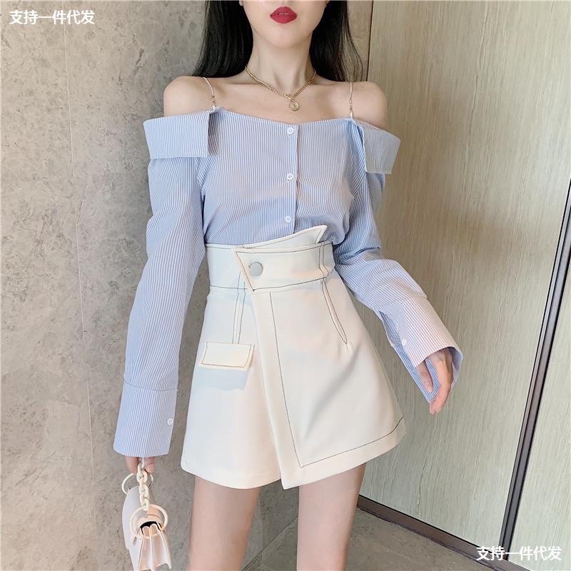 Quần giả váy dáng chữ A đường may nổi, váy chữ A lưng cao chất vải dày dặn [Quảng Châu cao cấp] | BigBuy360 - bigbuy360.vn