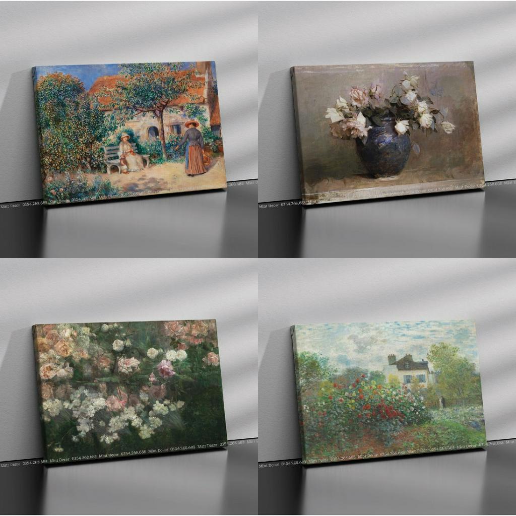Tranh Vintage Tràn Viền Thiên Nhiên