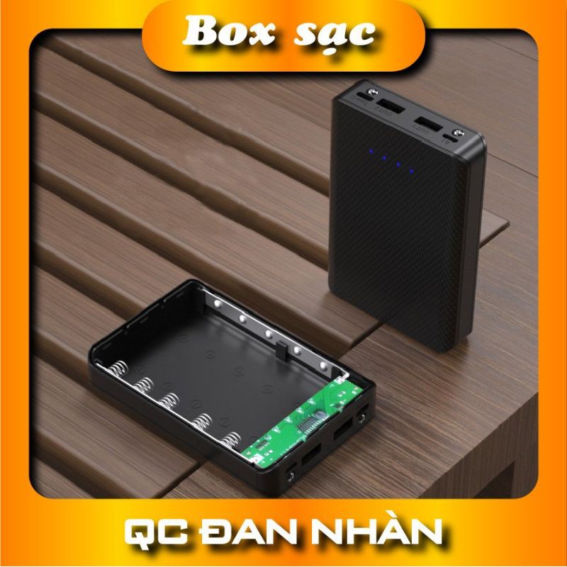 Box sạc dự phòng 5 cell nguồn ra 2A KHÔNG KÈM PIN