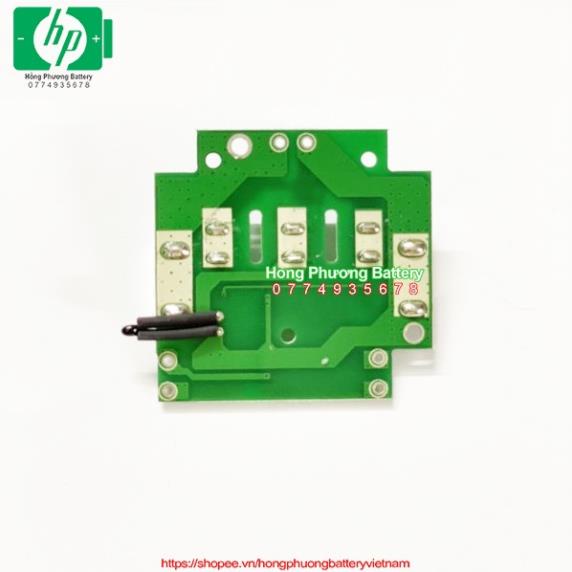 Nsv  Vỏ mạch thay thế pin Bosch 18V 8Ah lắp 10 cell 21700