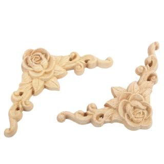 Set 10 miếng gỗ khắc trang trí góc tủ