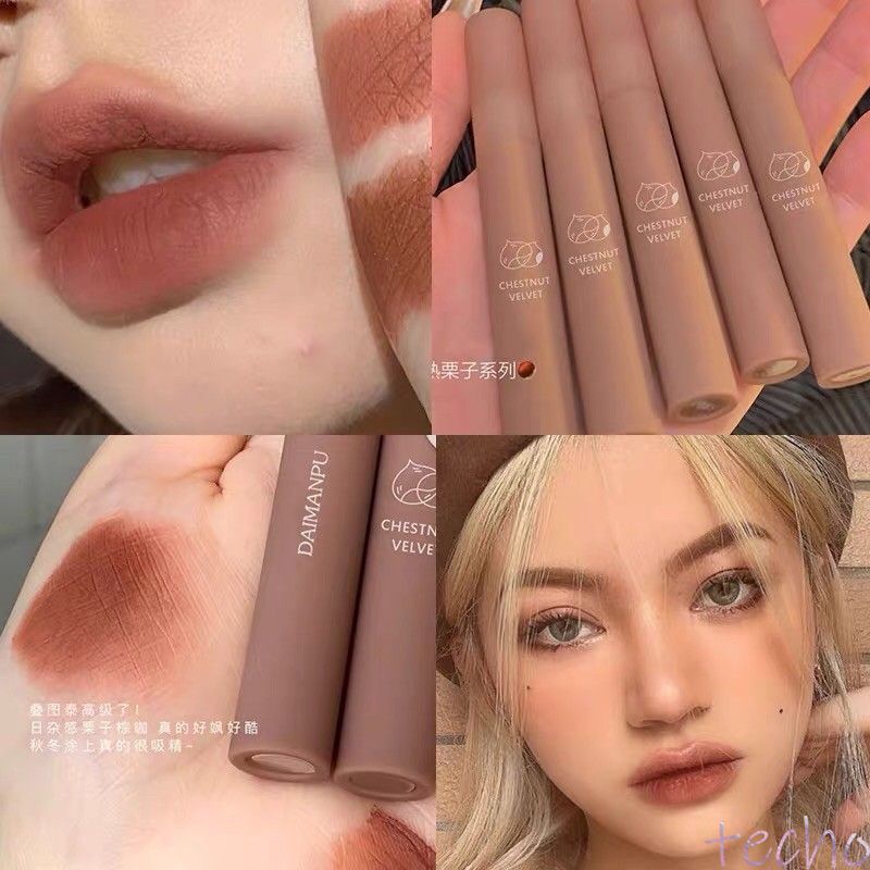 (Hàng Mới Về) Son Kem Lì Chống Nước Lâu Phai Nhiều Màu Sắc Lựa Chọn