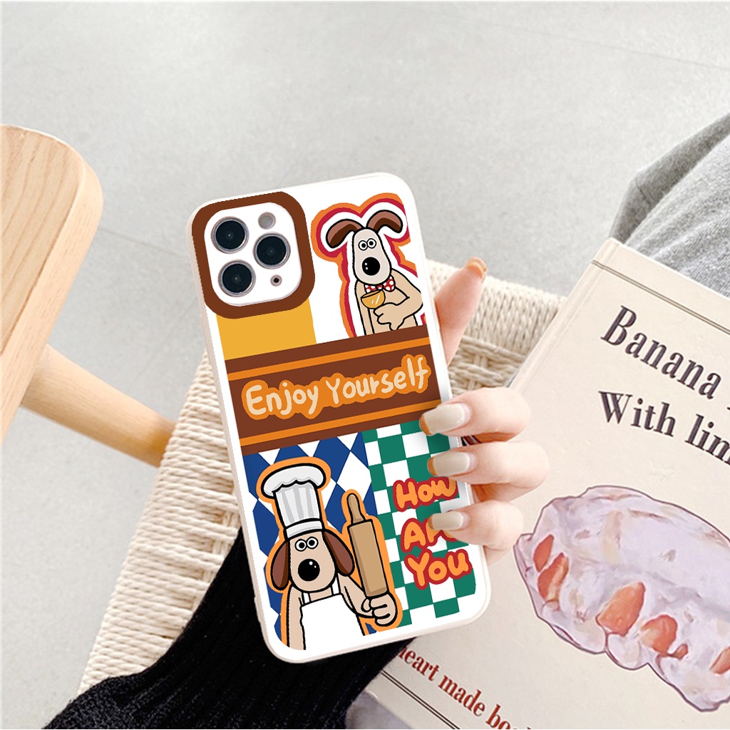 Ốp lưng iphone Doog Mắt Lé bóng cạnh vuông 6/6plus/6s/6splus/7/7plus/8/8plus/x/xr/xs/11/12/13/pro/max/plus/promax