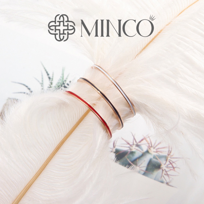 Nhẫn Nữ Viền Màu Minco Accessories thời trang phụ kiện trang sức nữ đẹp phong cách Hàn Quốc NT73