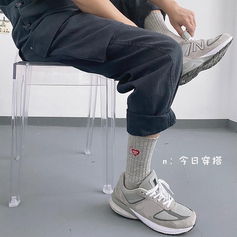 Vớ thể thao WAFNHA D311 in họa tiết trái tim thời trang dành cho cả nam và nữ