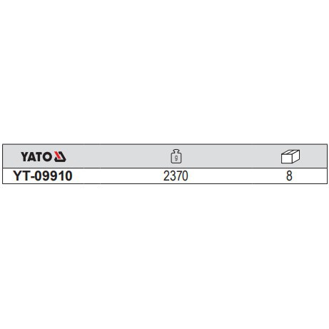 Súng gõ rỉ, đánh vẩy hàn 1/4 inch Yato YT-09910
