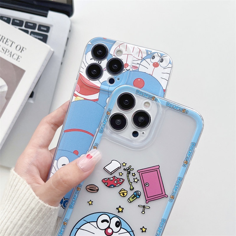 Ốp Điện Thoại Mềm Chống Sốc Hình Doraemon Dễ Thương Cho Samsung S10 S20 S21 S22 Note 10 Plus 20 Ultra S20 FE S21 FE 5G