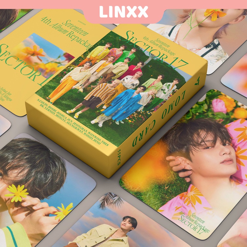 Set 55 Tấm Thẻ Ảnh Lomo 17 Tấm Hình Các Thành Viên Nhóm Nhạc Kpop SEVENTEEN