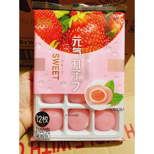 Bánh mochi sữa nhân trái cây Super Flavor