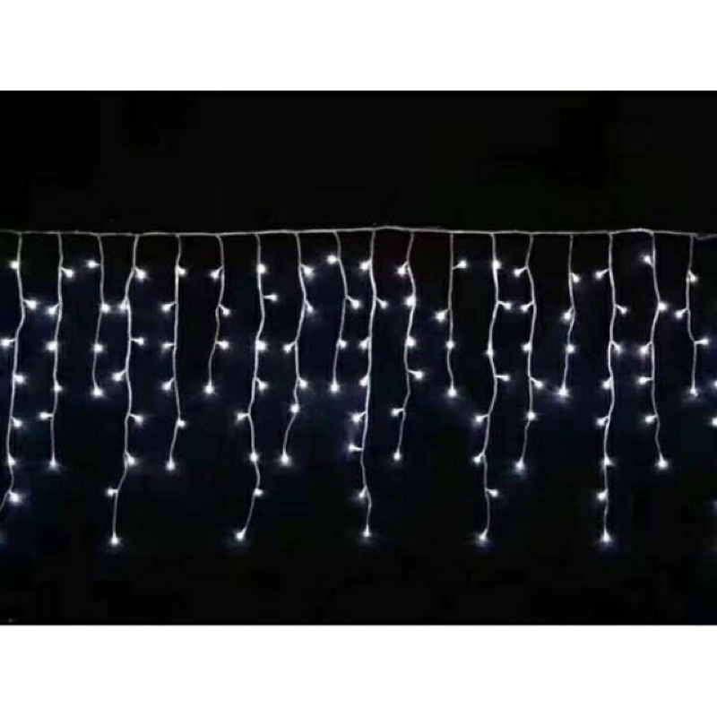 Đèn nháy thả mành 5m,24 sợi mành mỗi sợi 50cm - 60cm - 70cm