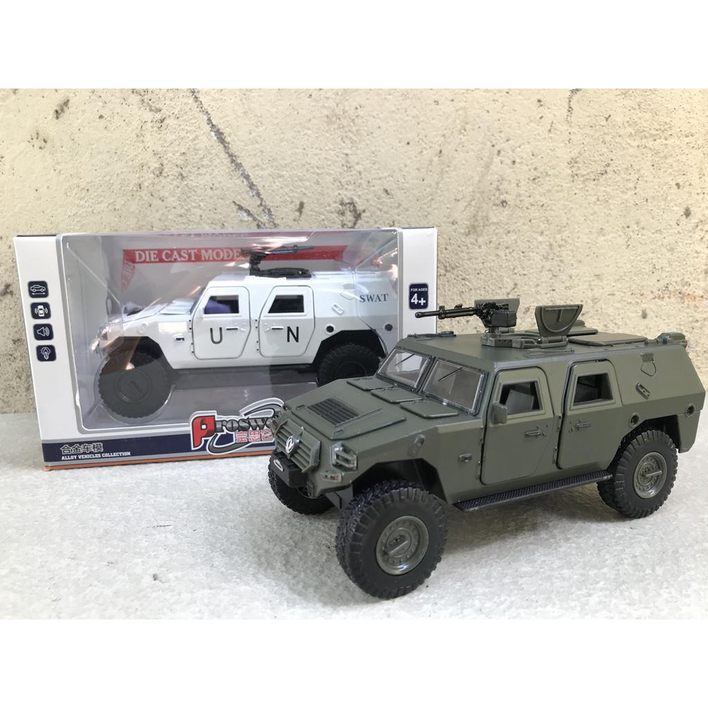 Mô hình xe quân sự Bọc thép Dongfeng Warriors 4X4 1:24