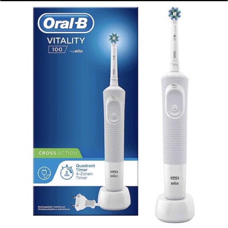 ( Có bill Đức )Bàn chải điện oral-b vitality 100 - Hàng nội địa Đức