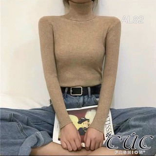 Áo Len Tăm Cổ Lọ Cao