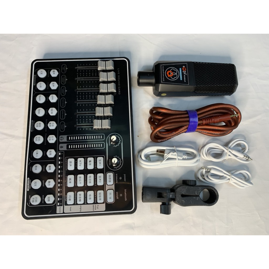 COMBO BỘ LIVE STREAM CARD H9 MIC AQTA ALC 280 BỘ SẢN PHẨM ĐƯỢC BẢO HÀNH 6 THANG