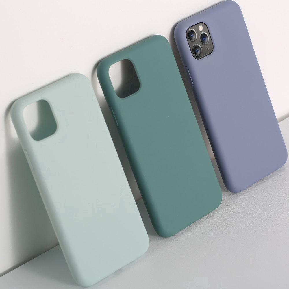 Ốp Điện Thoại Màu Kẹo Trơn Cho iPhone 5 5S SE 6 6S 7 8 Plus X/XS XS
