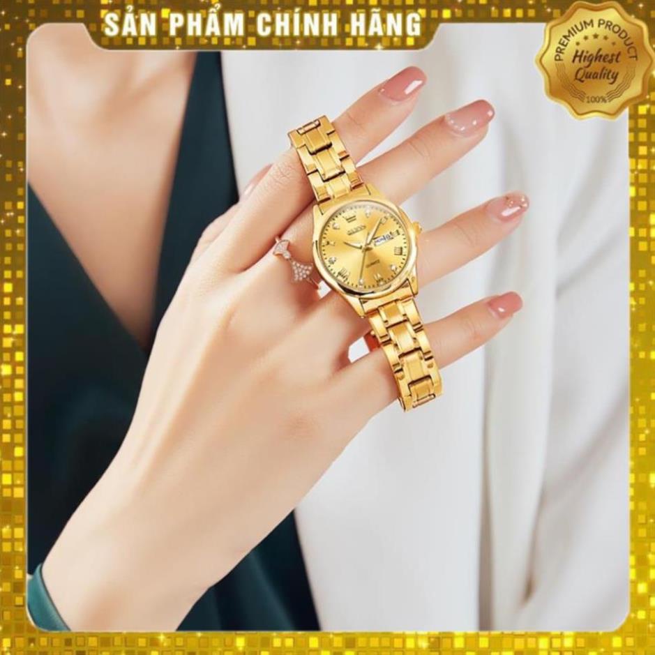 [CAO CẤP] Đồng hồ nữ Đeo Tay  OLEVS 5563 Chống Thấm Nước Bằng dây đeo Thép Không Gỉ Thời Trang