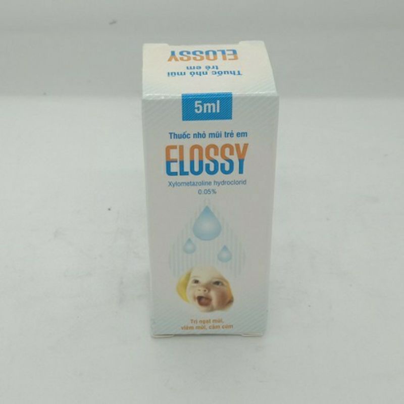 Nhỏ mũi trẻ em ELOSSY (lốc 10 lọ × 5ml)