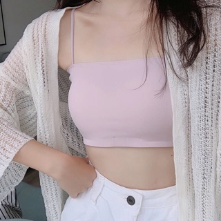 Áo Bra Quây Trơn 2 Dây Nữ Xinh 8881