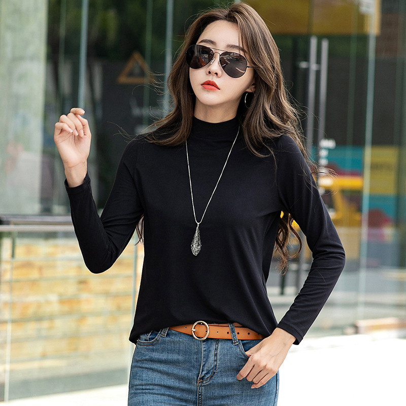 Áo Nhung Tay Dài Cổ Lọ Thời Trang Thu Đông 2020 Cho Nữ | BigBuy360 - bigbuy360.vn