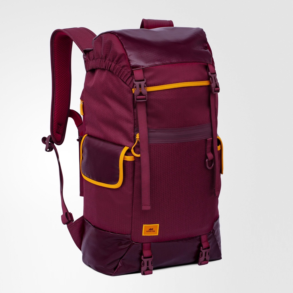 Balô Du Lịch Tích Hợp Laptop 17.3'' Kiểu Dáng Nắp Gập Hiện Đại RIVACASE - Tặng kèm áo mưa balô bảo vệ cho mọi thiết bị