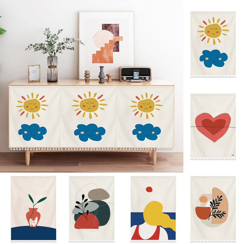 Rèm Cửa Ngắn Che Phủ Tủ Quần Áo Chống Bụi Tiện Dụng