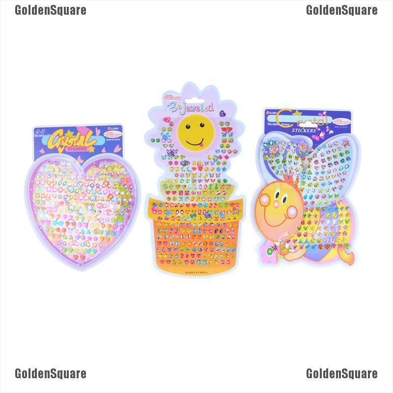 Miếng Dán Trang Sức Đính Pha Lê Cho Bé