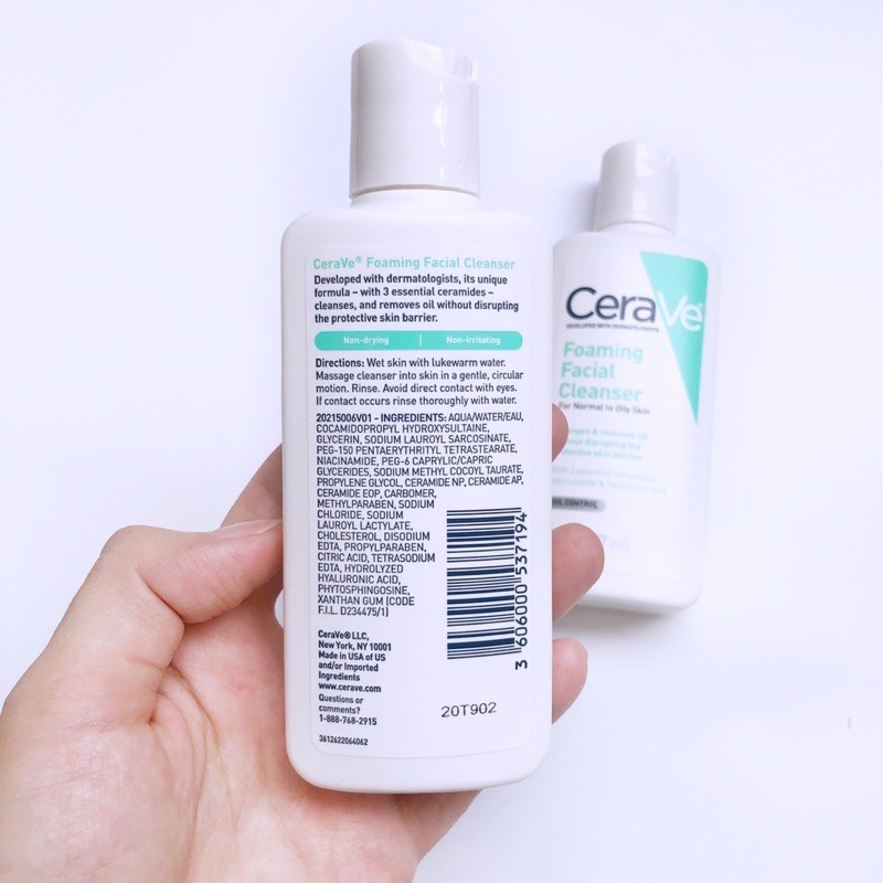 Sữa rửa mặt Cerave Foaming Cleanser 87ml