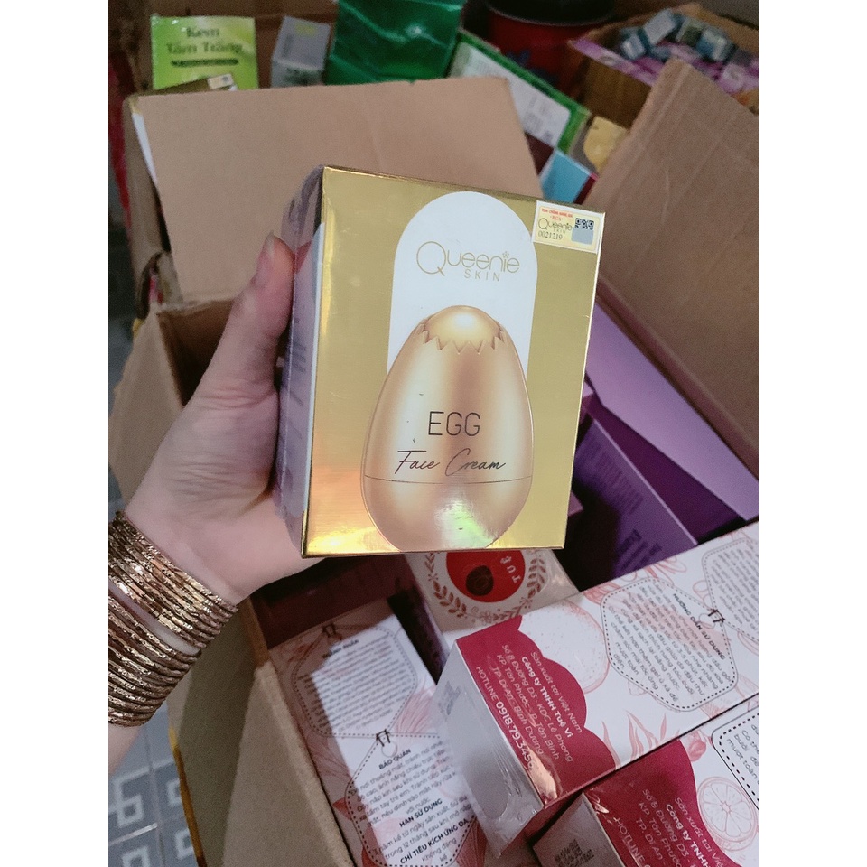 Kem Face Trứng Vàng Queenie Skin - Mỹ Phẩm Queenie Skin