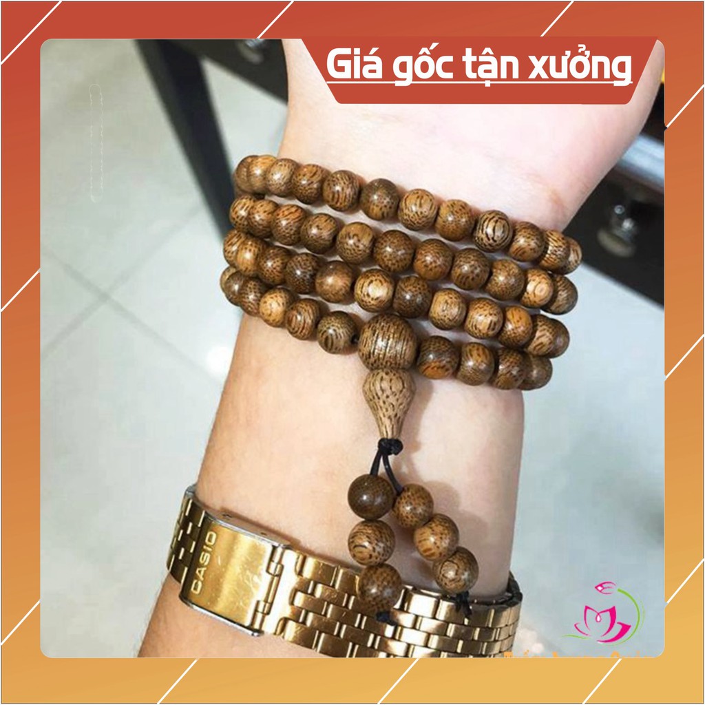 Vòng Tay Trầm Hương Chuỗi Tràng Hạt 108 Trầm Cao Cấp 100% tự nhiên mùi thơm dịu nhẹ | BigBuy360 - bigbuy360.vn