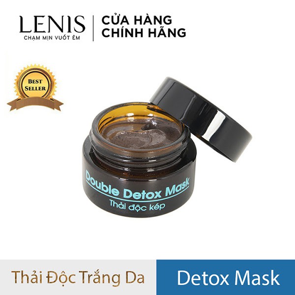 MẶT NẠ THẢI ĐỘC TRẮNG DA THAN HOẠT TÍNH, BÙN KHOÁNG LENIS (20GR) HỖ TRỢ LÀM DỊU MỤN ĐỎ, LÀM SẠCH SÂU,THẢI ĐỘC DA