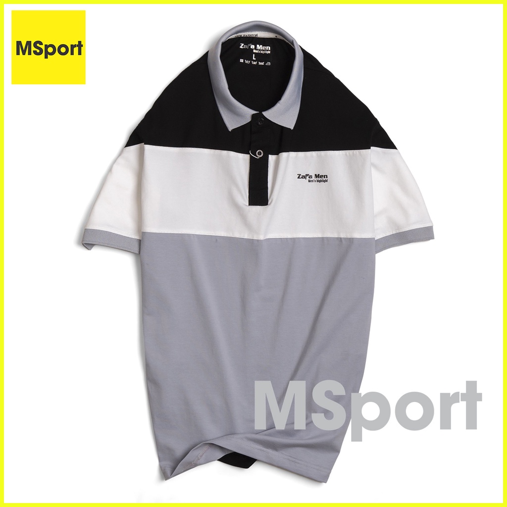 Áo Thun Nam Tay Ngắn Có Cổ Phối 3 Màu Đẹp, Đang Hót Hiện Nay, Chất Vải Cotton Mềm Mịn, Mặc Mát, Co Giãn 4 Chiều | BigBuy360 - bigbuy360.vn