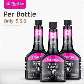 Súc Béc Xăng,Dầu, Dung dịch làm sạch cặn dầu Flamingo Fuel Injector Cleaner F053 (vệ sinh kim phun xăng Fi) 354ml.