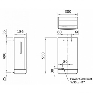 Máy sấy tay tự động Toto TYC423WC