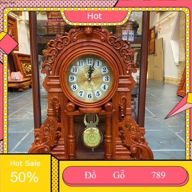 Đồng hồ quả lắc gỗ