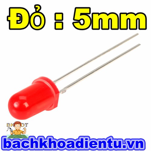 LED 5mm đỏ thân đục (10c)