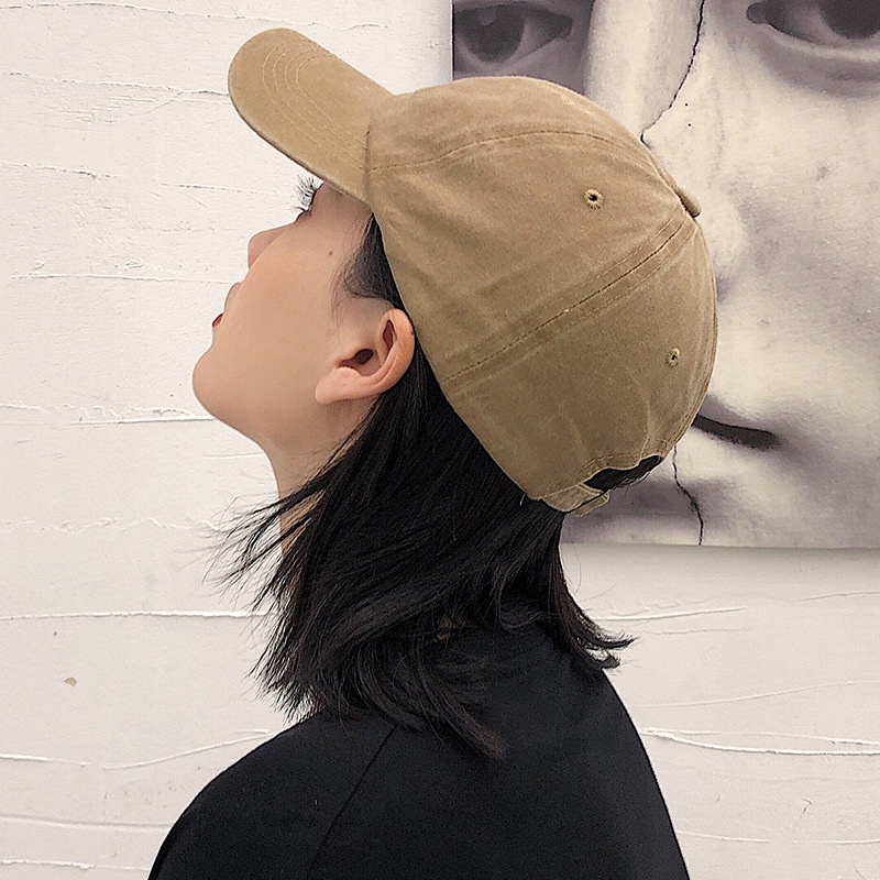 Mũ Lưỡi Trai Mềm Màu Trơn Dễ Phối Đồ Thời Trang Phong Cách Hàn Quốc