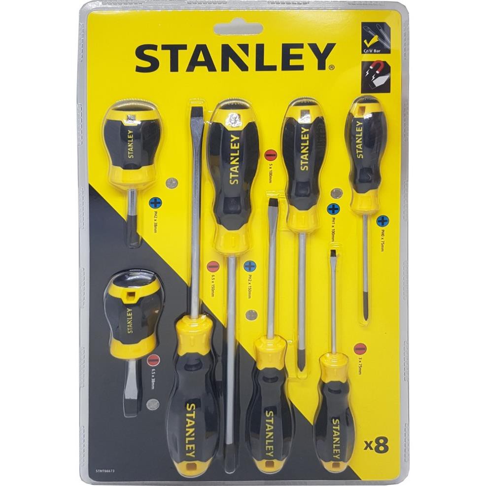 STANLEY - STMT66673 BỘ 8 CÂY TÔ VÍT, CÓ TỪ