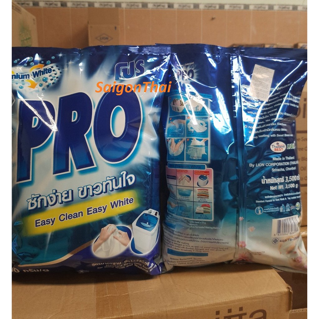 (SGT) Bột giặt PRO 3.5kg ( Premium White) - Thái Lan