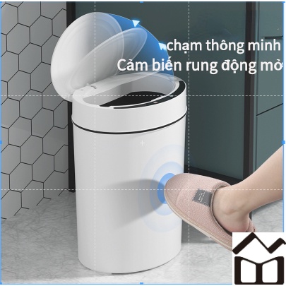 Bz ♥Thùng Rác Thông Minh Cảm Biến Tự Động 13L/15L