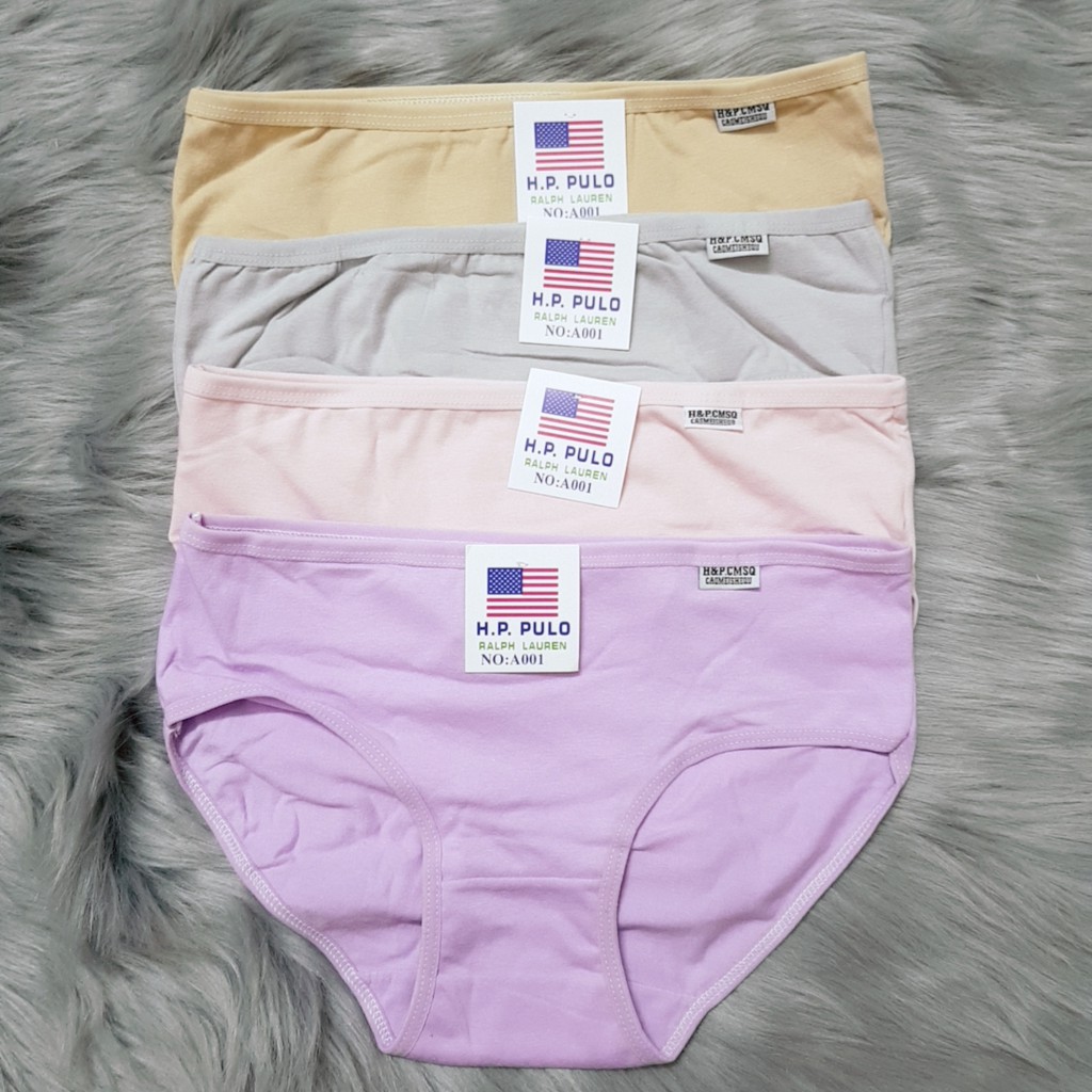 SET 4 Chiếc Quần Lót Nữ Cotton Mềm Mại Thoáng Mát Pulo Size Dưới 60kg -HOT | BigBuy360 - bigbuy360.vn