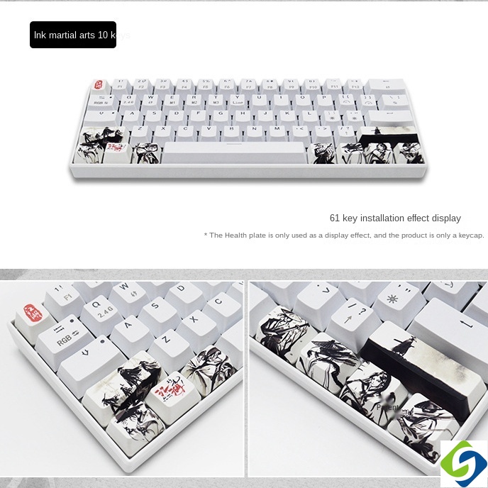 Bộ Bàn Phím Cơ OEM CMYK WIN / MAC 10 Phím Thay Thế Cho Halloween / Mario Anne pro2 Ajazz RK