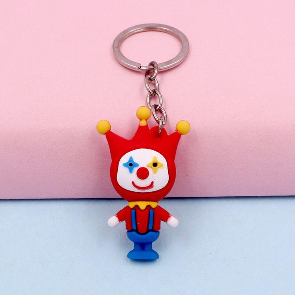 Móc Khóa Hình Búp Bê Chú Hề Hoạt Hình Dễ Thương