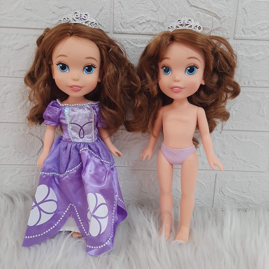 Búp Bê Mỹ Disney  Công Chúa Mắt Vẽ 30 Cm - Just Play Sofia The First Royal Sofia Doll 12 Inch (Thanh Lý Tồn Kho)