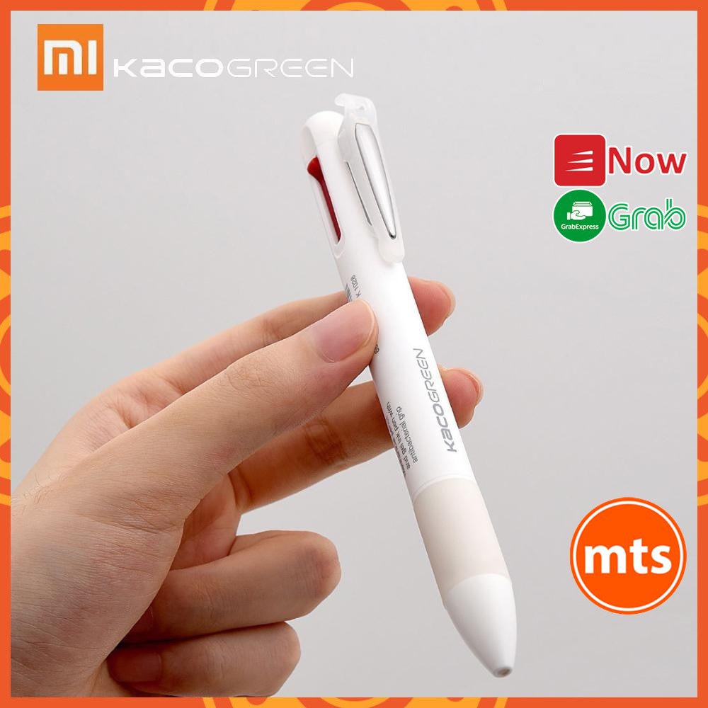 Bút Bi 4 Trong 1 Xiaomi KACO 0.5mm / 3 Màu - 1 Ngòi Bút Chì &amp; 3 Ngòi Bút Bi cao cấp - Minh Tín Shop