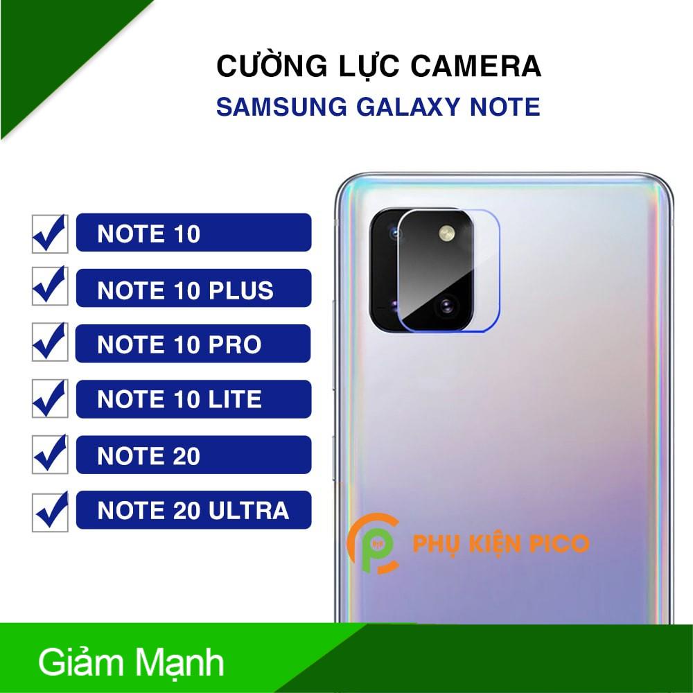 (Giảm Mạnh) Cường lực camera Samsung Galaxy Note 10 Lite / 10 / 10 Plus / 10 Pro / Note 20 / Note 20 Ultra độ cứng 9H tr