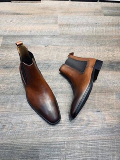 [Ảnh thật] Chelsea Boots Patina