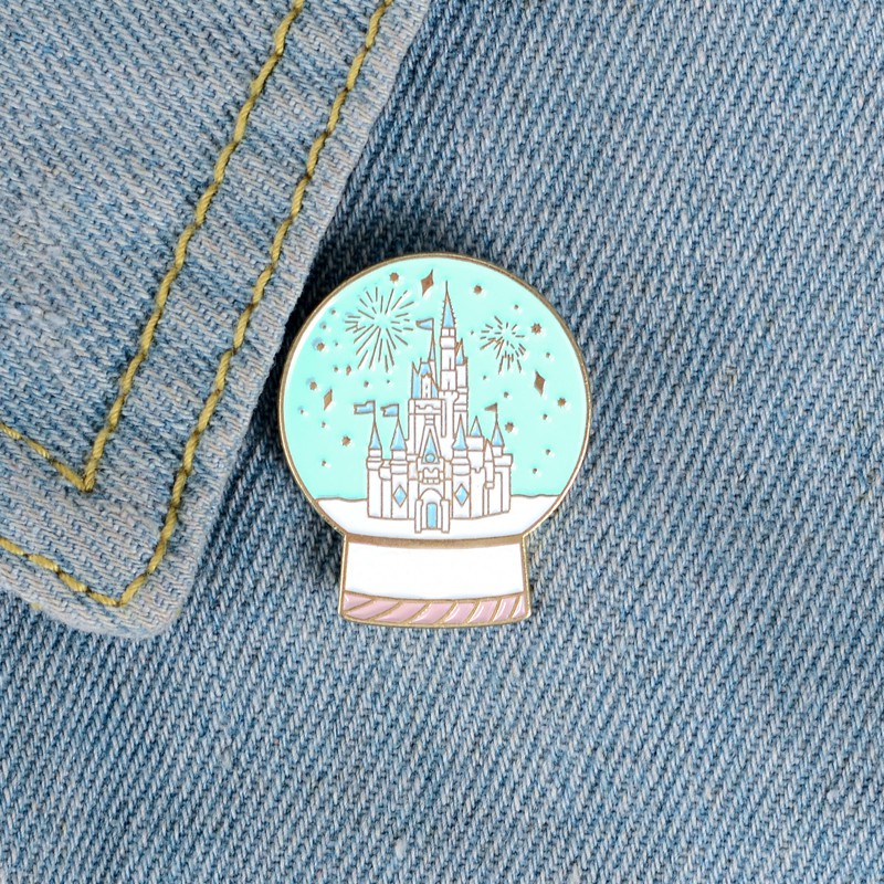 Huy hiệu tráng men QIHE JEWELRY 11 mẫu tùy chọn hoạt hình phù thủy Harry Potter gắn balo cổ áo