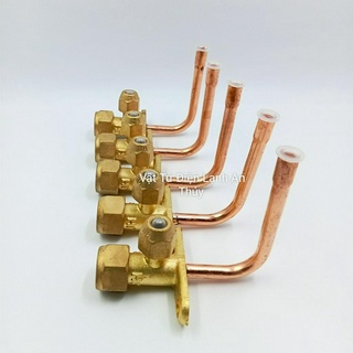Van khóa gas cục nóng điều hòa phi 6 - Van khóa gas cục nóng máy lạnh phi 6